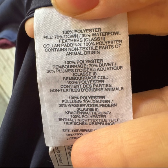 J.Crew Burgundy Quilted Excursion Vest XS, Gold Accent Classic Holiday Layer - Picture 8 of 8